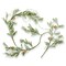 60" Mistletoe Garland - Artificial Holiday Decor for Christmas - Green Plastic - Easy Dust Clean - 4.72" W x 1.97" H